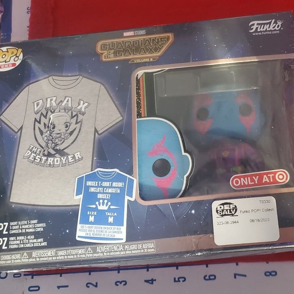 Drax Funko Pop and T-shirt set (Size M)